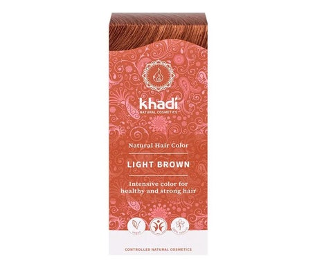 Khadi teinture marron clair 100% végétale 100g