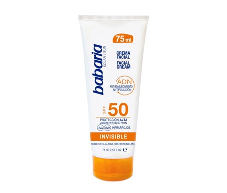 Babaria Crème solaire SPF50+ Invisible 75ml