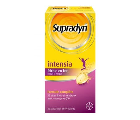 Supradyn Intensia Riche En Fer 30 Comprimés Effervescents
