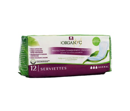 Organyc Protecteur d'Incontinence Normal 12uts
