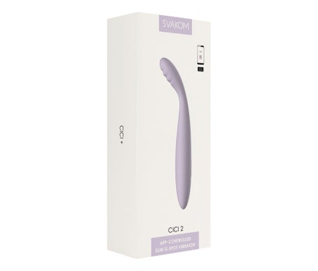 Svakom Cici 2 App Controlled Slim G-Spot Vibrator Lavender