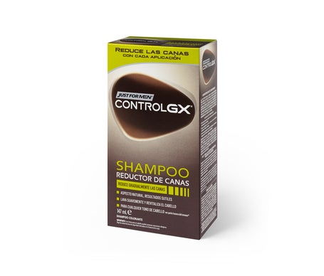 JUST FOR MEN  Control Gx Champ&uacute; Reductor De Canas 118 Ml Hombre