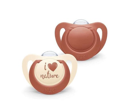 Nuk For Nature Sucette Silicone 18-36m 2 Unités