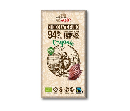Chocolats Sole Chocolat noir 94% 100g