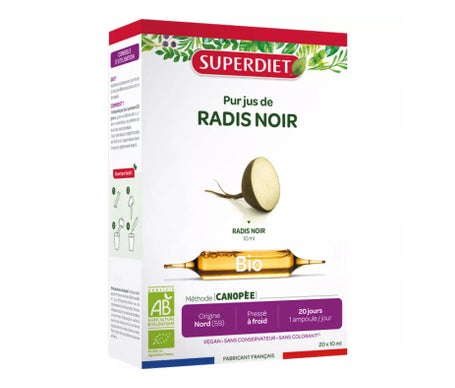 Super Diet Radis Noir Bio 20x10ml