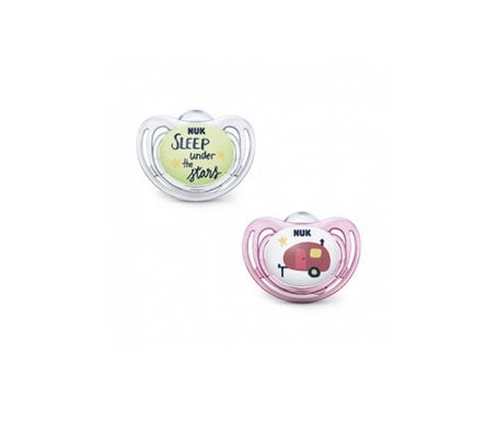 Sucette en silicone Nuk Hello Adventure 6-18M 2 pcs