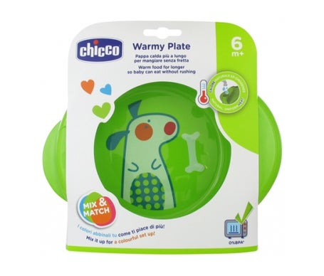 Chicco Plato Termo +6m Verde *