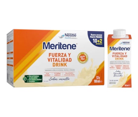 Meritene Pack Boisson Vanille 12x125ml