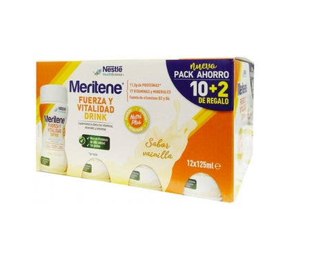 Meritene Pack Boisson Vanille 12x125ml