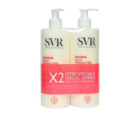 SVR Topialyse Crème Nourrissante Apaisante 48H 2x400ml