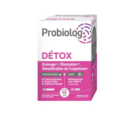 Probiolog Détox 15 Sticks + 15 Gélules