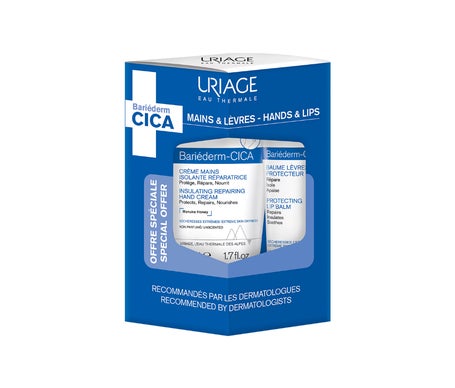 Uriage Bariederm-Cica Crème Mains 50 ml + Baume Lèvres 15 ml