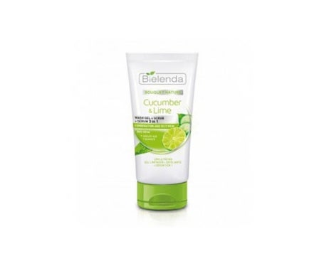 Bielenda Gel + Exfoliante + Sérum Pepino y Lima 175ml