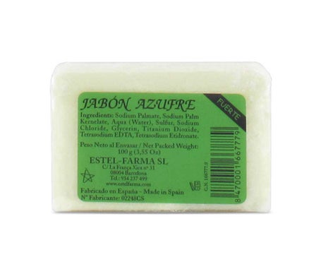 Savon Estel Farma soufre fort 10% 100g 100g