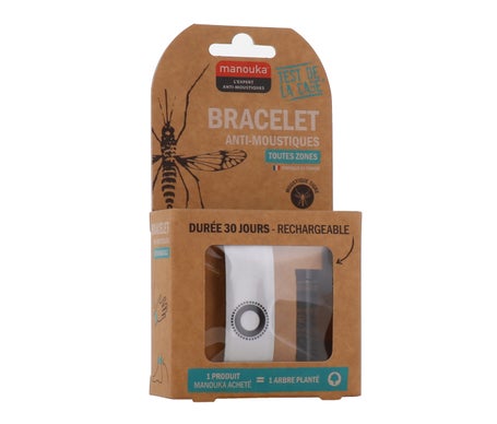Manouka Bracelet Anti Moustiques Adulte Rouge 1 Unité