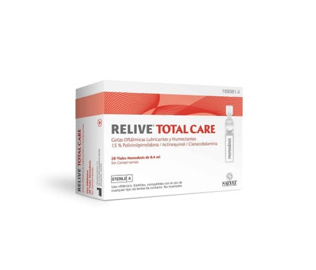 Revivez les gouttes oculaires Total Care 20 en une seule dose