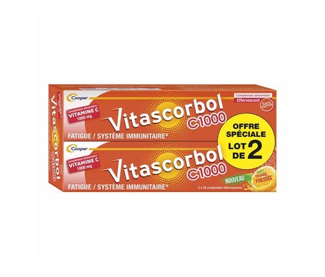 Vitascorbol C1000 2x20 Comprimés
