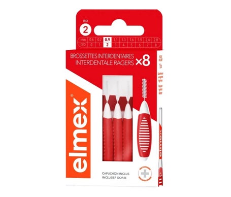 Elmex Brossettes Interdentaires T2 0,9mm 8 Unités