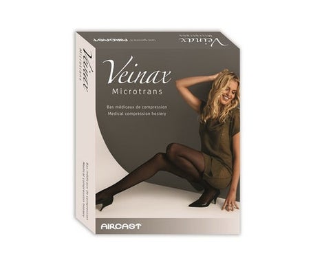 Veinax 2 Microtrans Bas Autofix Pied Ouvert Beige TN1 1 Paire