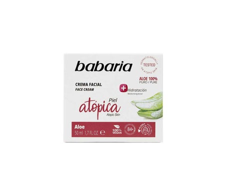 Babaria Crème Visage pour Peaux Atopiques 50 ml