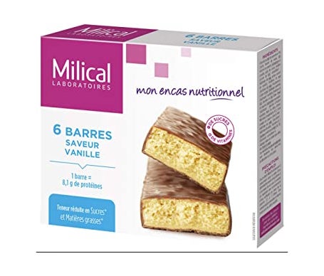 Milical Hyperprotéiné Vanille 6 Barres