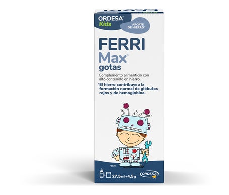 Ordesa Kids Ferrimax Gouttes 275ml + 45g