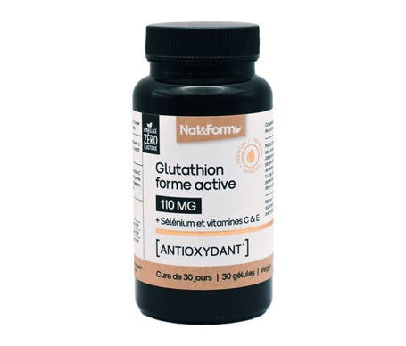 Nat&Form Glutathion Forme Active 110mg 30 Gélules