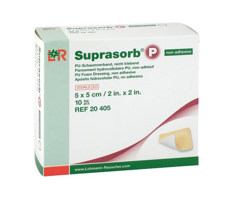 Suprasorb Pansements Hydrocellulaire Adhes Sterile 10x10cm 10uts