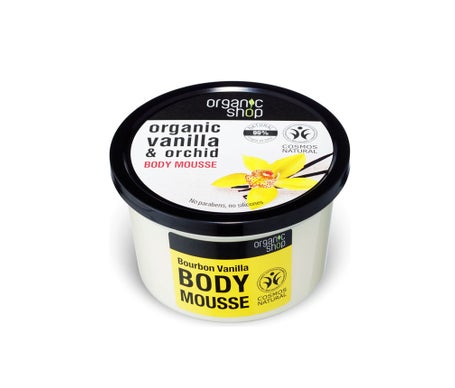 Organic Shop - Mousse pour le corps à la vanille Bourbon 250ml