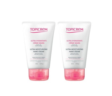 Topicrem Ultra-Hydratant Crème Mains 2x50ml
