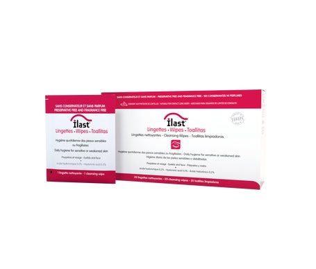 Ilast Lingettes Nettoyantes Paupières 20 unités