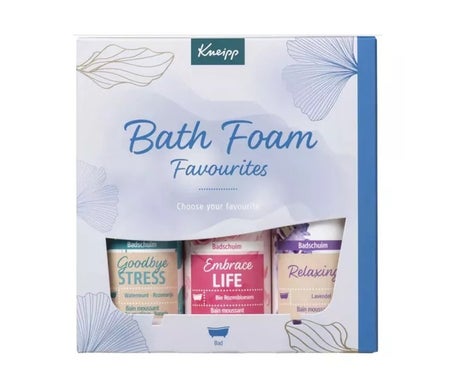 Kneipp Coffret Bath Foam Favourites Bain Moussant 3x100ml