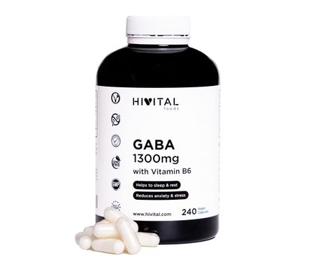 Hivital Foods Gaba 1300mg 240 Capsules