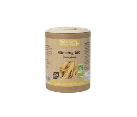 Nat&Form Eco Ginseng Bio 90 Gélules