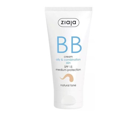 Ziaja Bb Crème Peau Grasse et Mixte Spf15 Teinte Naturelle 50ml