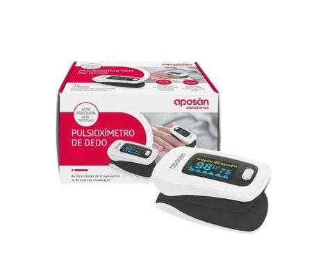 Oxymètre de pouls au doigt Aposan 1pc