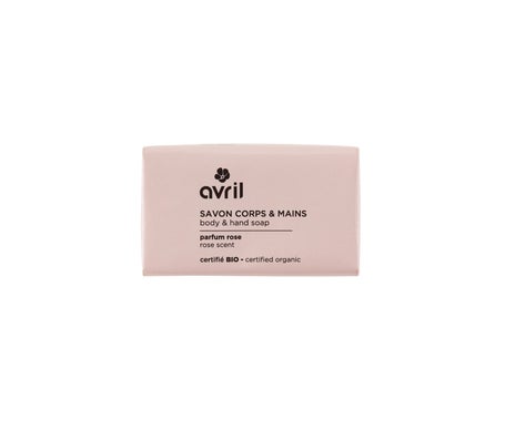 Avril Savon Corps et Mains Rose Bio 100g