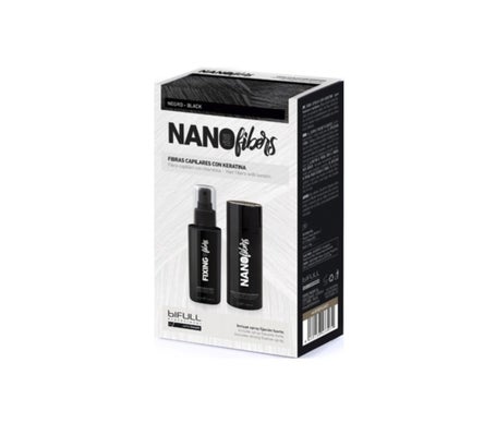 Bifull Nanofibers Pack Fibres Capillaires avec KÃ©ratine Noire