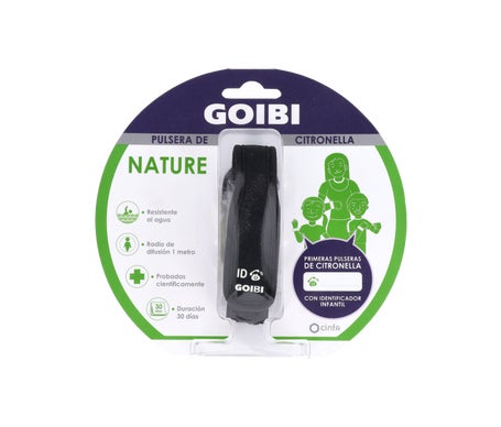 Goibi Nature bracelet citronnelle noir 1pc