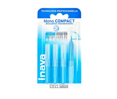 Inava Brossettes Interdentaires Mono Compact Bleu 0.7mm 4uts