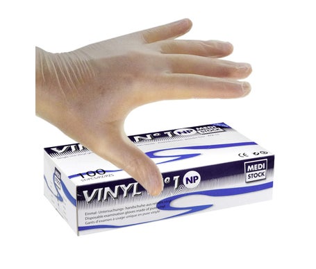 Medistock Gant Vinyle Non Poudrés Non Stériles L 8/9 100uts