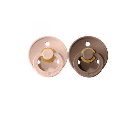 Bibs Pack Sucettes Latex 0-6m Dark Oath e Blush T1 2 Unités