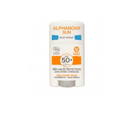 Alphanova Sun Bio Spf50+ Stick Blue Whale 12G