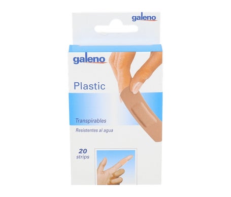Galen Protec Plastic Strips Adhesive 20 U 2 tailles Choux