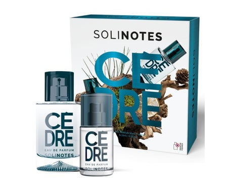 Solinotes Coffret Cèdre Eau de Parfum 50ml + 15ml