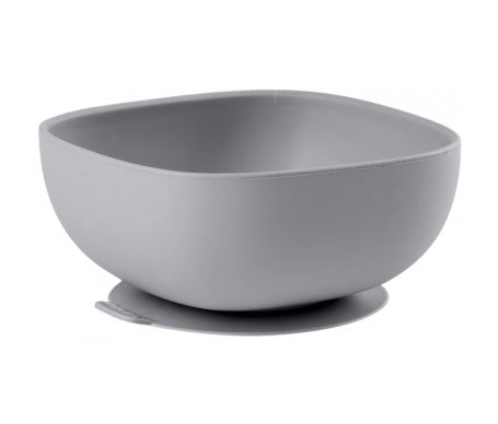 Beaba Bol Silicone Ventouse Grey 1unité