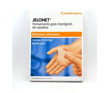 Jelonet 10 Cm X 10 Cm Boite De 10 Pansements