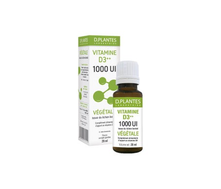 D.Plantes Vitamine D3++ 1000 Ui Vegetal 20ml