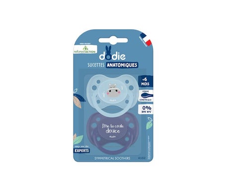 Dodie Sucette Anatomique Hippo 6M+ A102 2uts