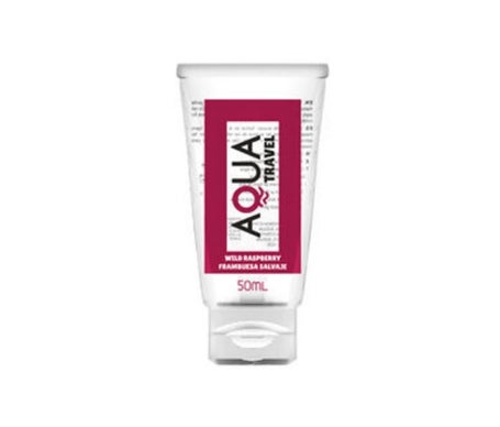 Aqua Travel Lubrifiant à Base d'Eau Arôme Framboise Sauvage 50ml